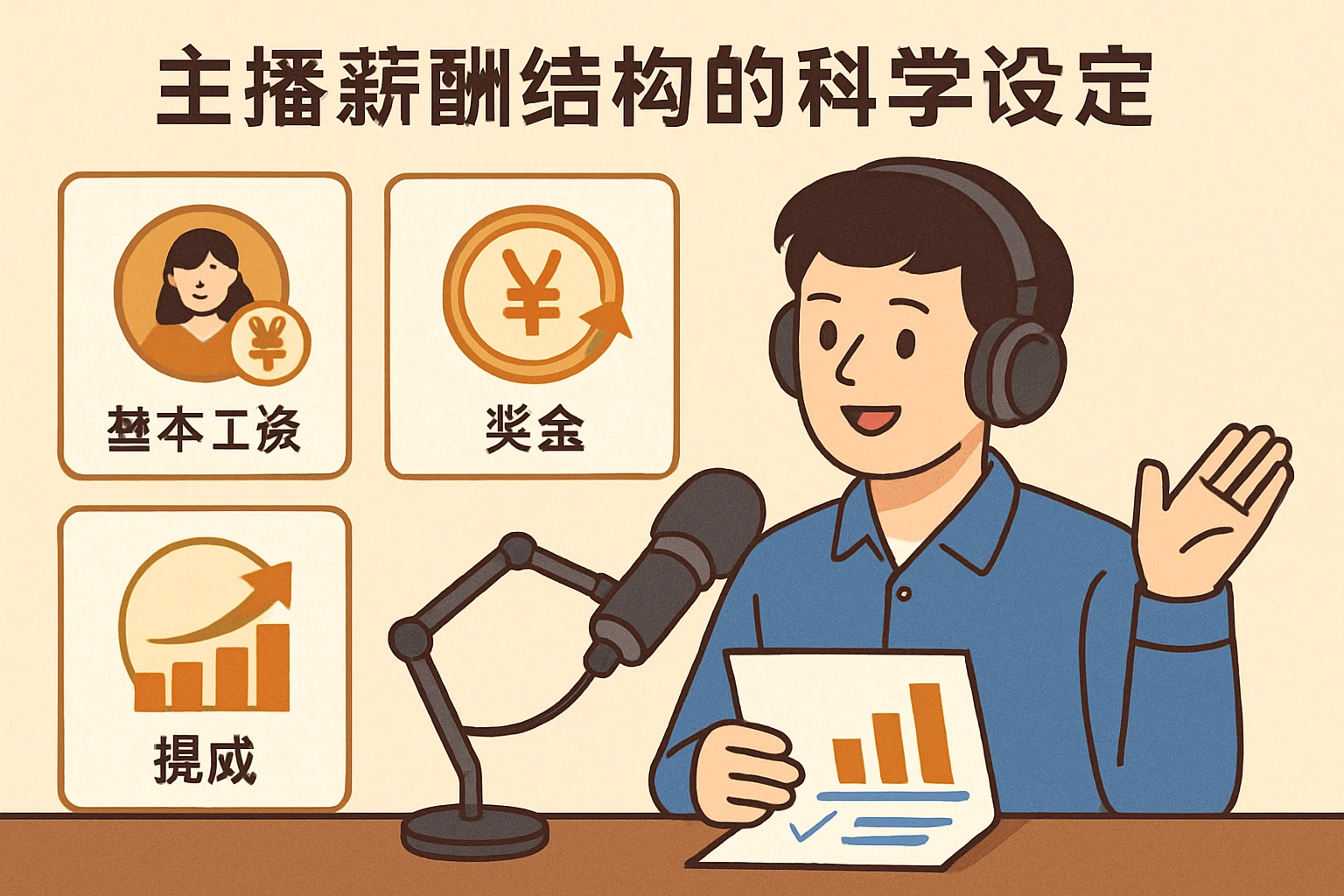 主播薪酬结构的科学设定