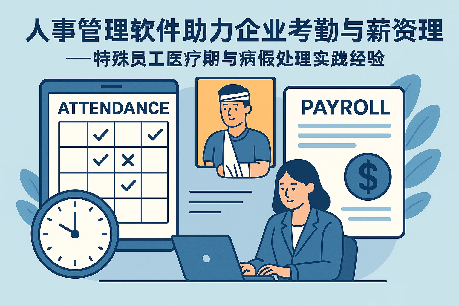 人事管理软件助力企业考勤与薪资管理——特殊员工医疗期与病假处理实践经验