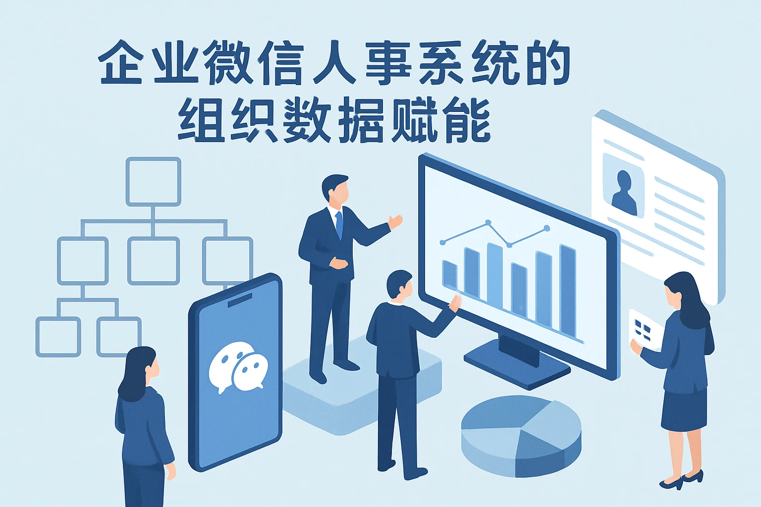 企业微信人事系统的组织数据赋能