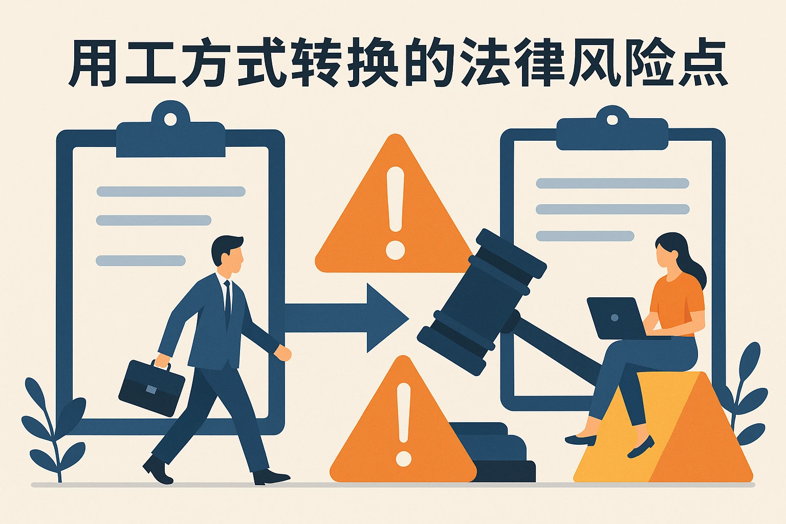 用工方式转换的法律风险点