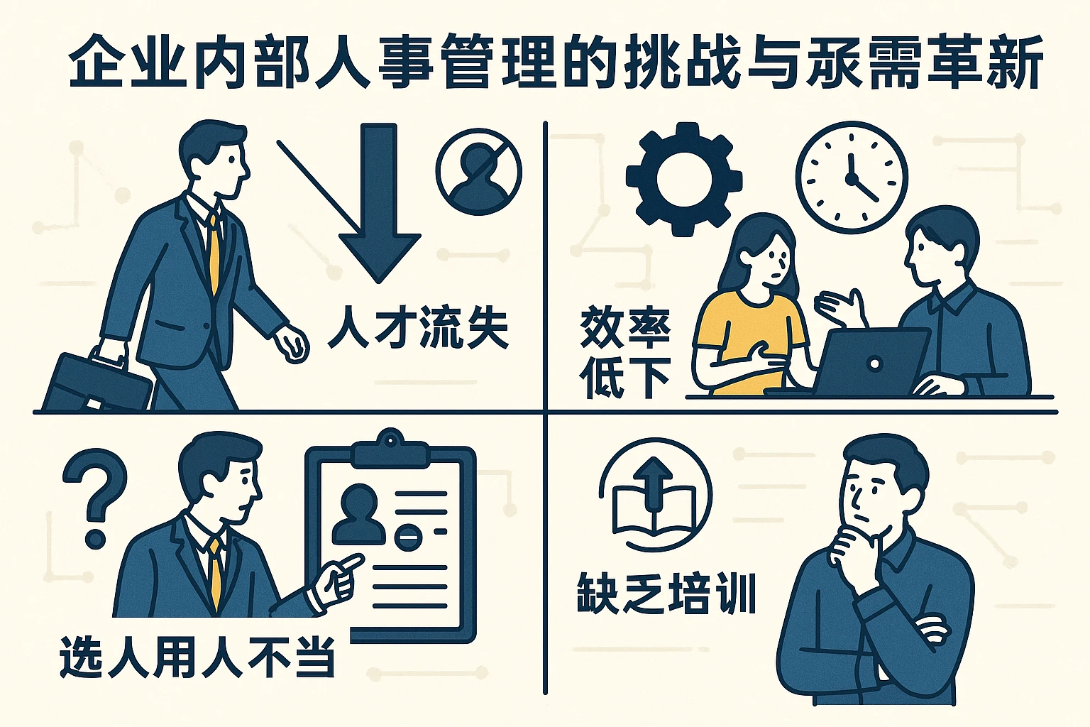 企业内部人事管理的挑战与亟需革新