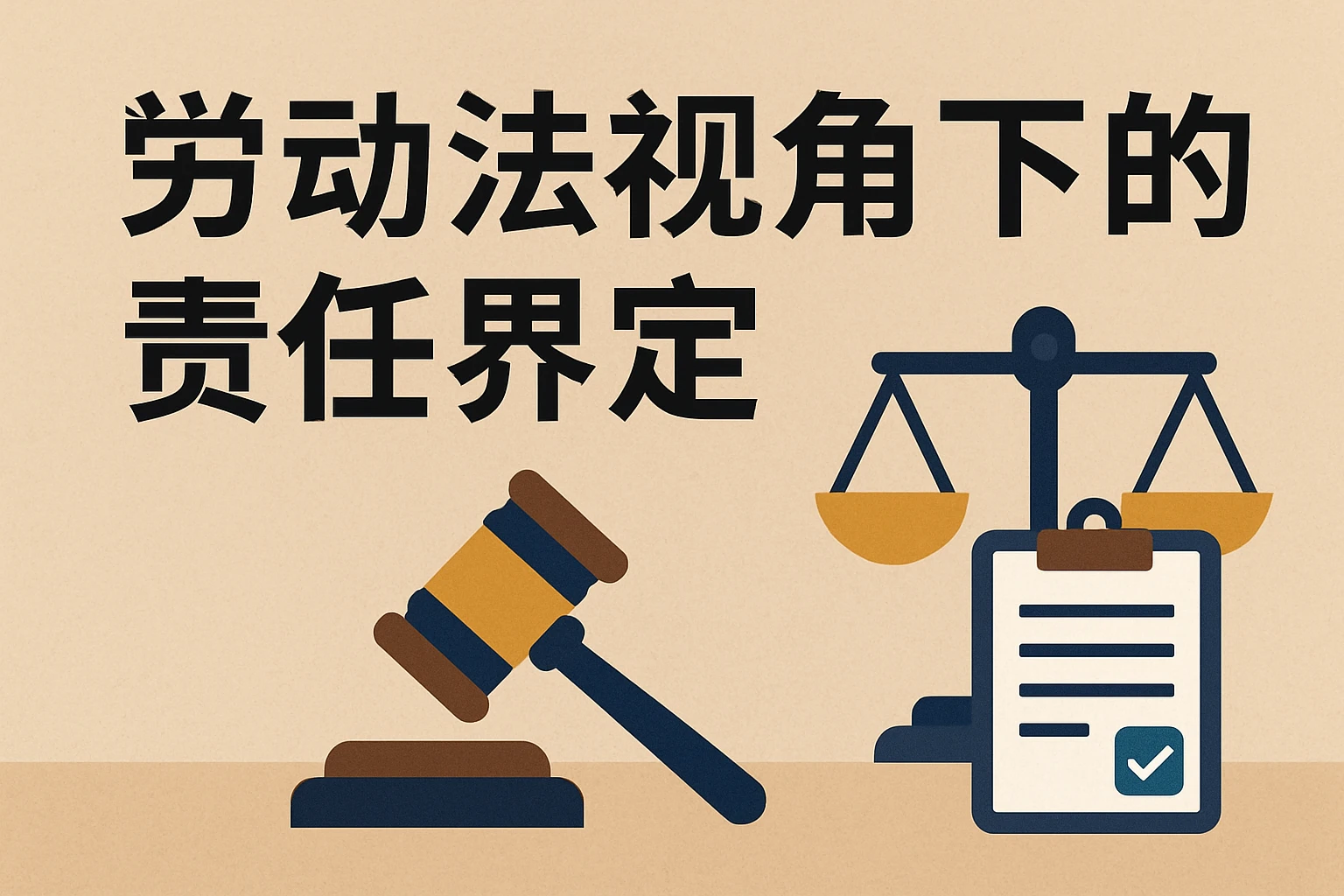 劳动法视角下的责任界定