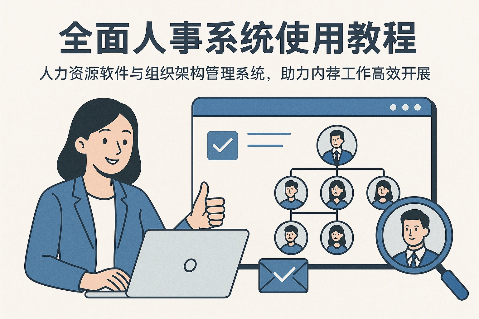 人力资源软件与组织架构管理系统，助力内荐工作高效开展——全面人事系统使用教程
