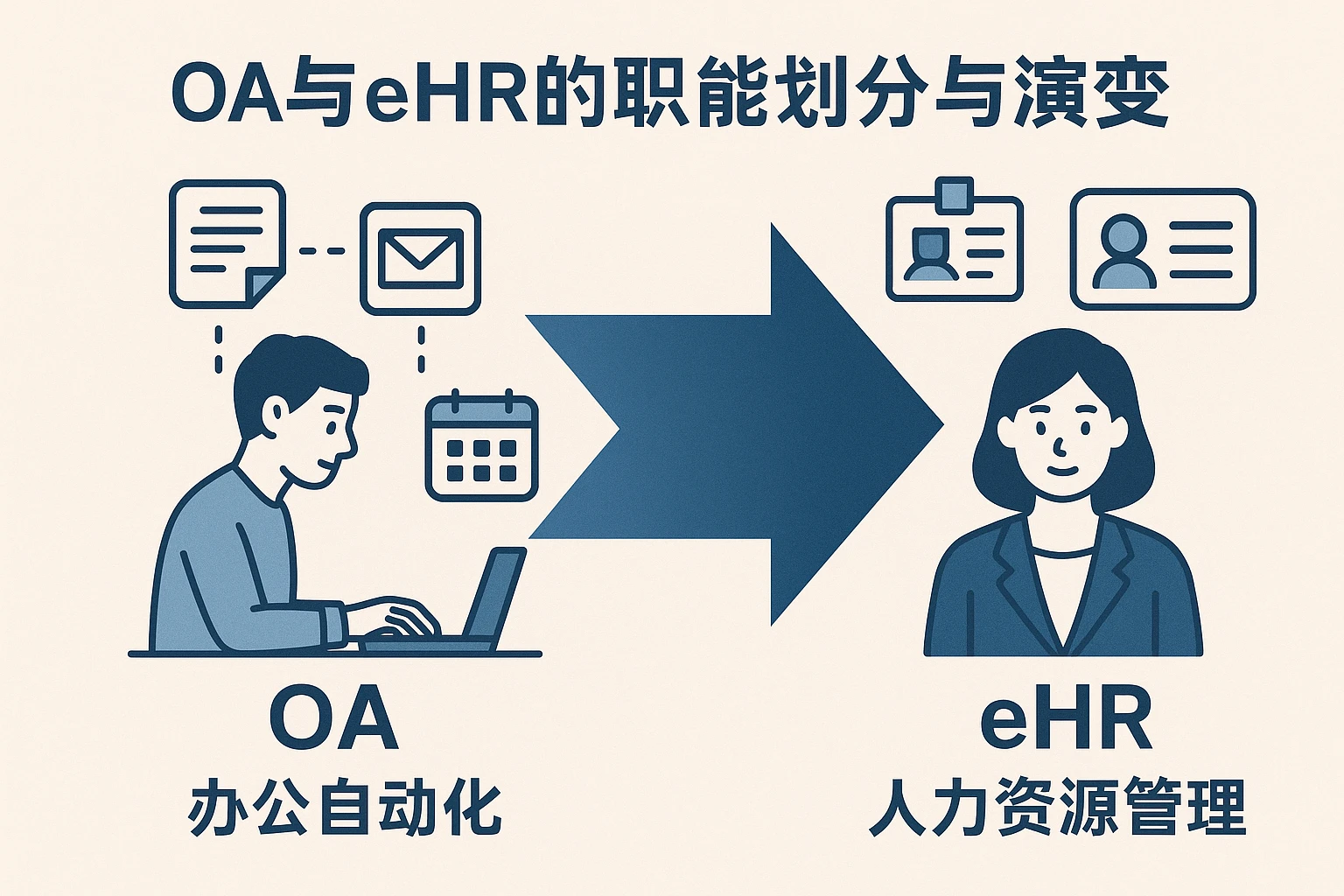 OA与eHR的职能划分与演变