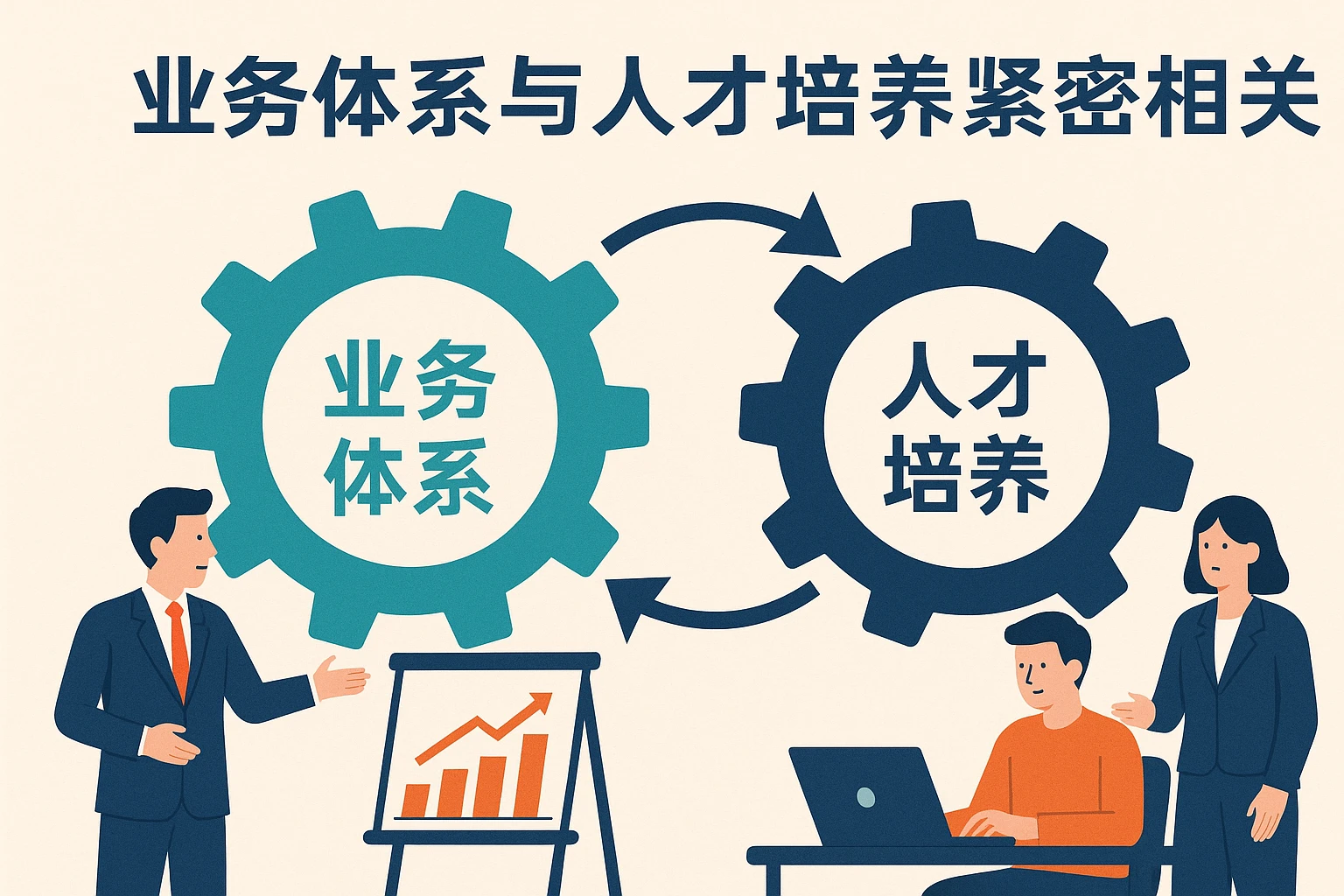 业务体系与人才培养紧密相关
