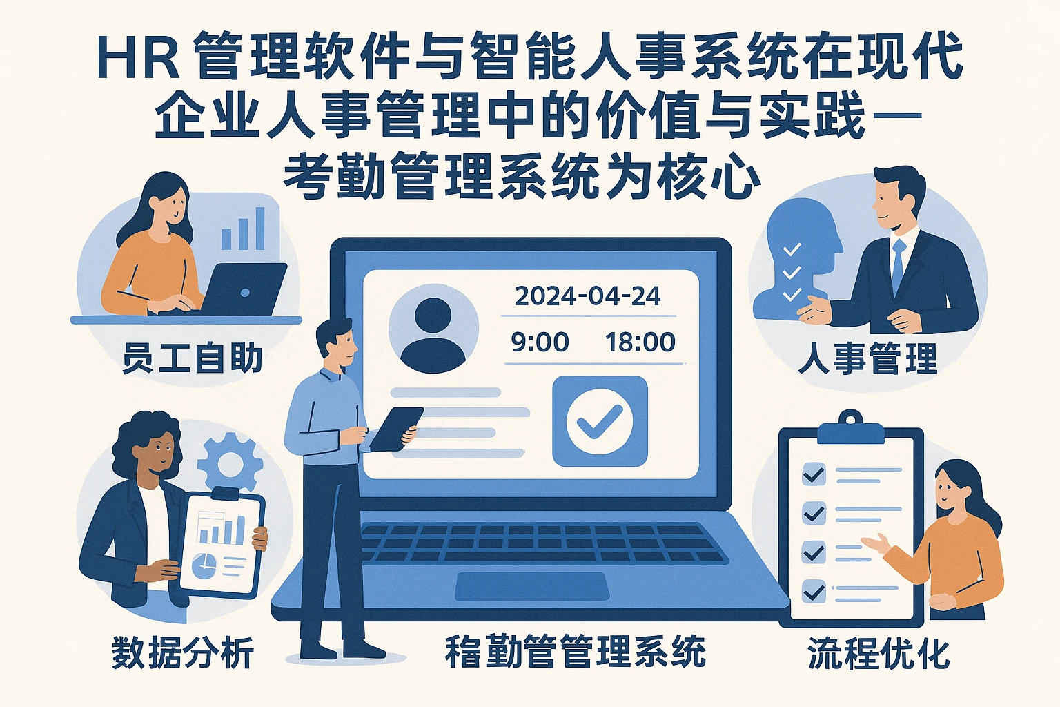 HR管理软件与智能人事系统在现代企业人事管理中的价值与实践——以考勤管理系统为核心