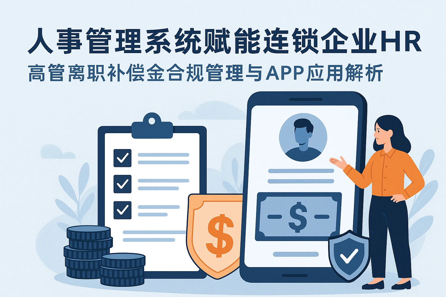 人事管理系统赋能连锁企业HR:高管离职补偿金合规管理与APP应用解析