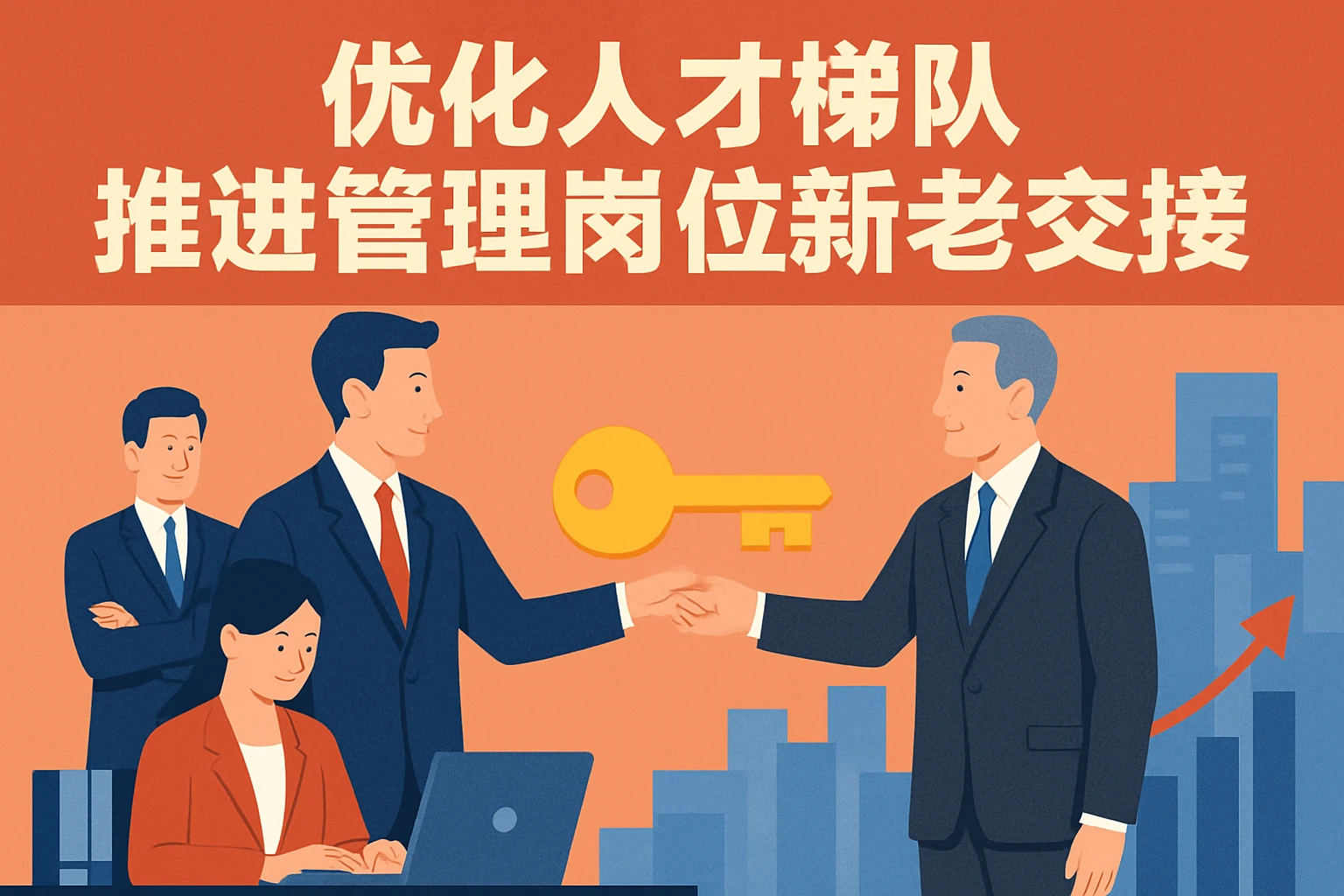 优化人才梯队，推进管理岗位新老交接