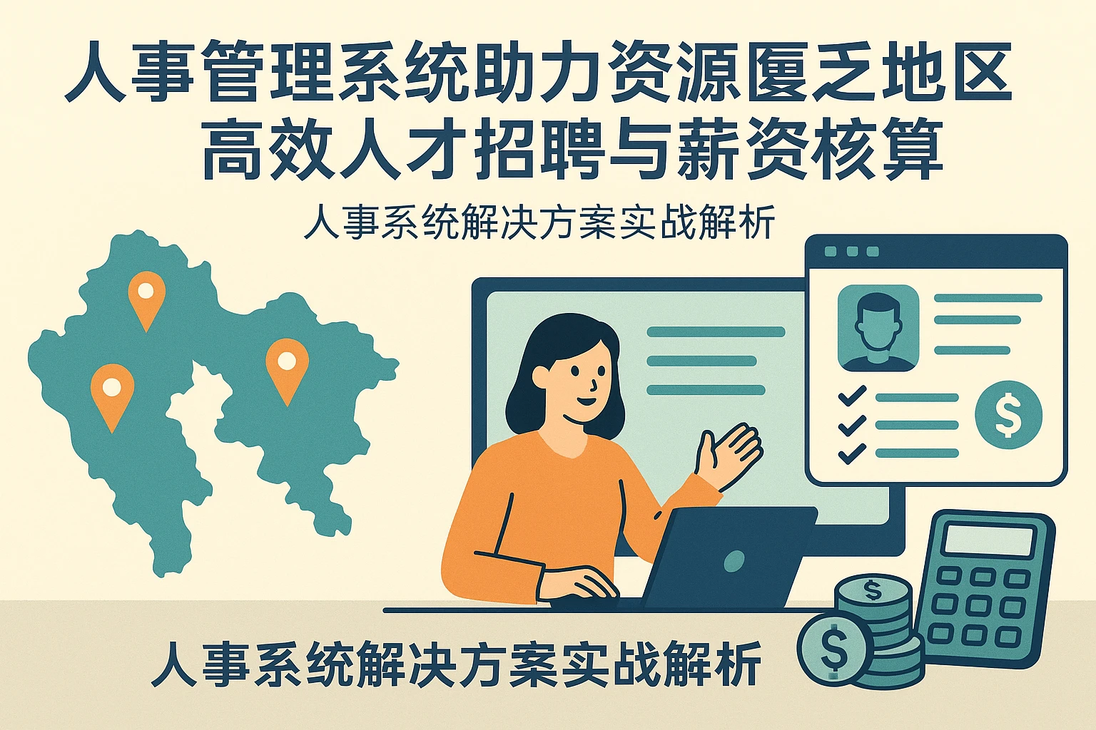 人事管理系统助力资源匮乏地区高效人才招聘与薪资核算——人事系统解决方案实战解析