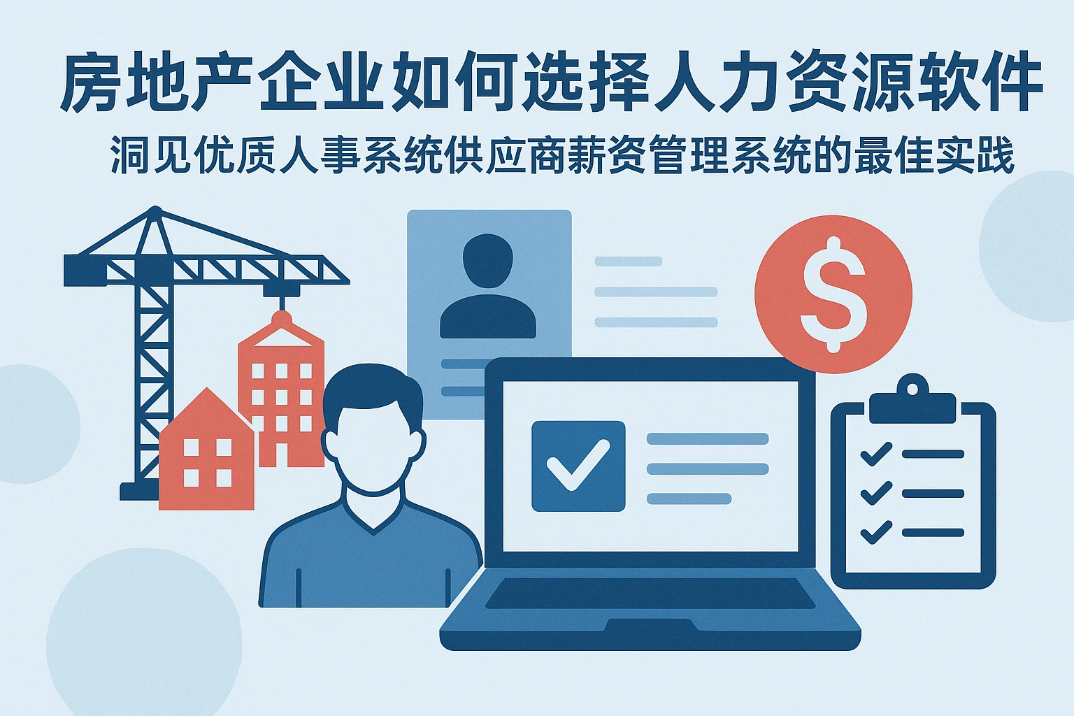 房地产企业如何选择人力资源软件——洞见优质人事系统供应商与薪资管理系统的最佳实践