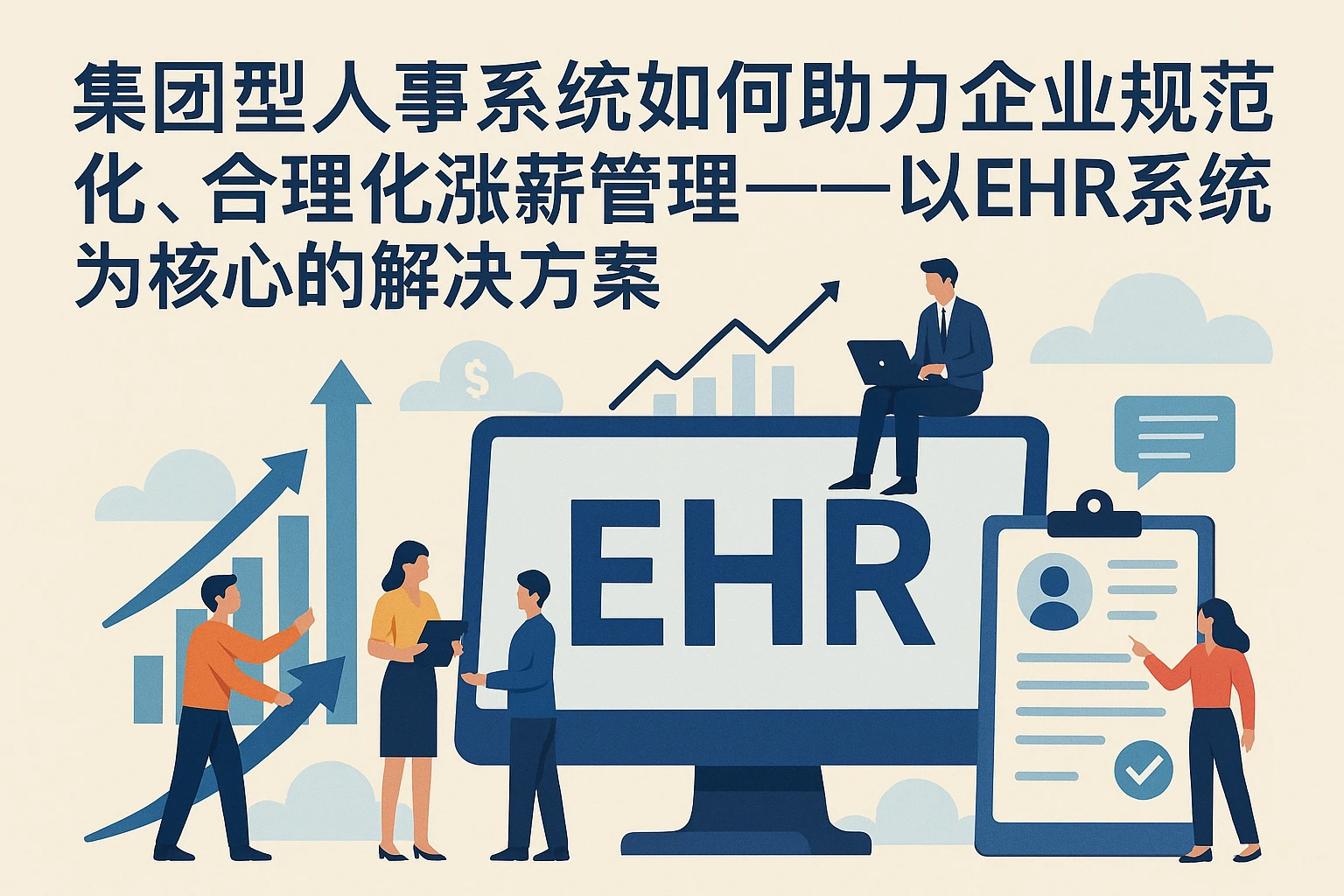 集团型人事系统如何助力企业规范化、合理化涨薪管理——以EHR系统为核心的解决方案