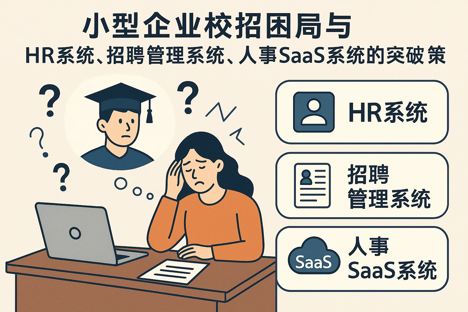 小型企业校招困局与HR系统、招聘管理系统、人事SaaS系统的突破对策