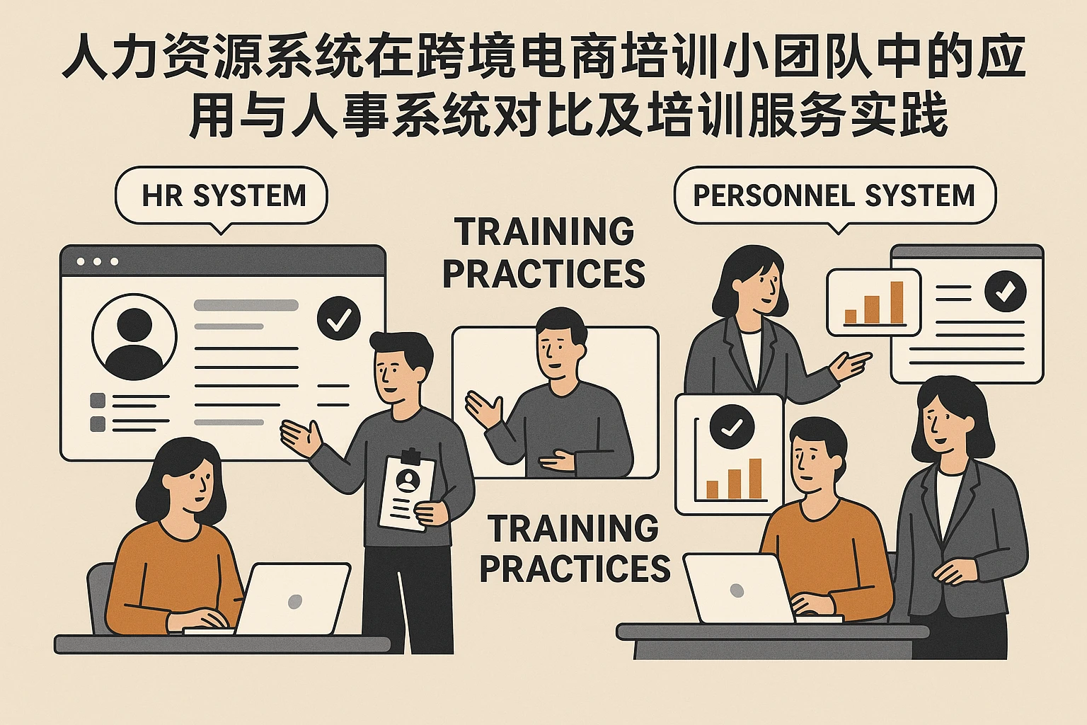 人力资源系统在跨境电商培训小团队中的应用与人事系统对比及培训服务实践
