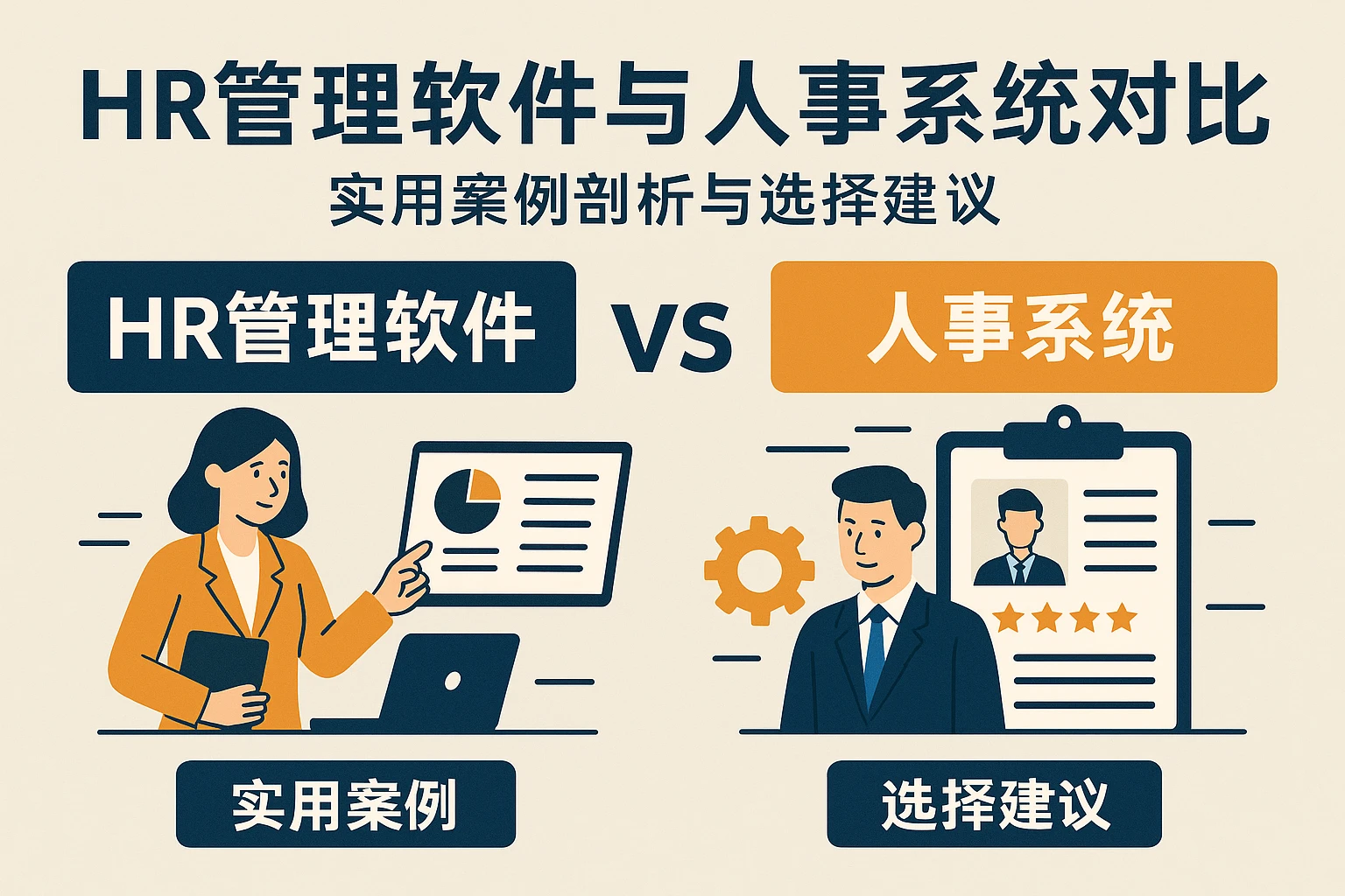 HR管理软件与人事系统对比：实用案例剖析与选择建议