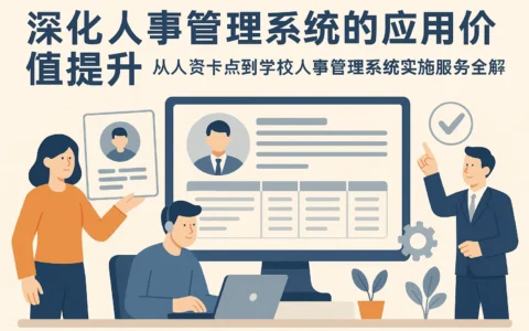 深化人事管理系统的应用价值提升——从人资卡点到学校人事管理系统实施服务全解析