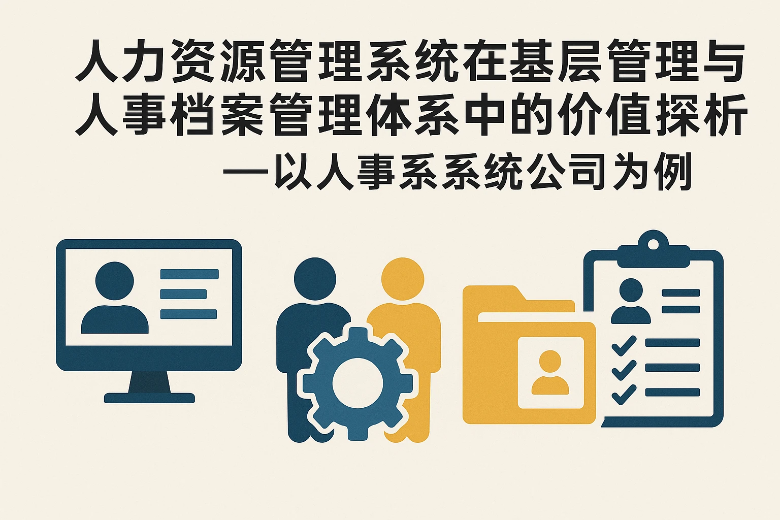 人力资源管理系统在基层管理与人事档案管理体系中的价值探析——以人事系统公司为动力