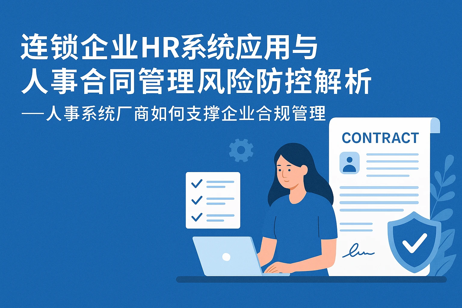 连锁企业HR系统应用与人事合同管理风险防控解析——人事系统厂商如何支撑企业合规管理