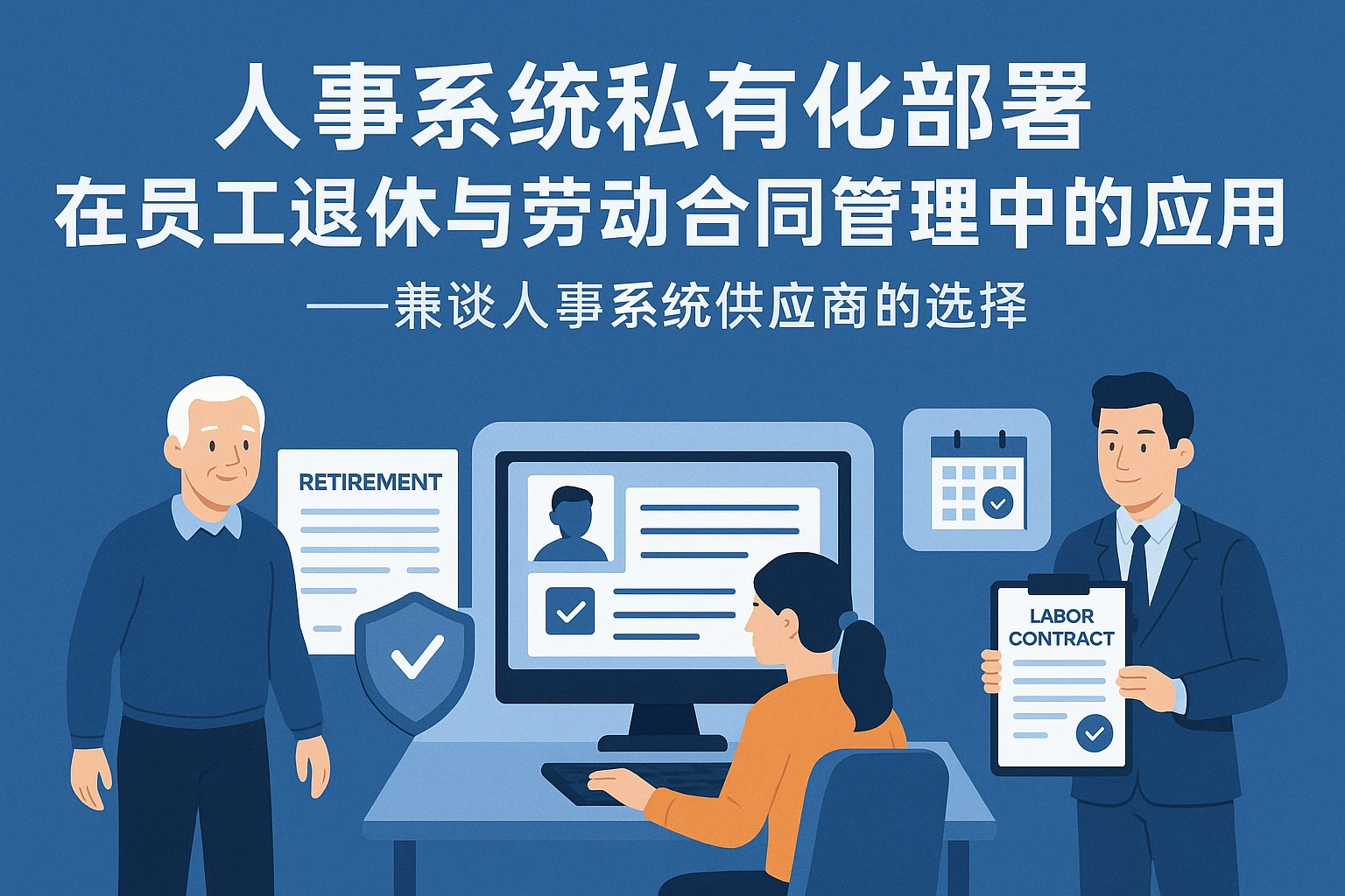 人事系统私有化部署在员工退休与劳动合同管理中的应用与价值——兼谈人事系统供应商的选择
