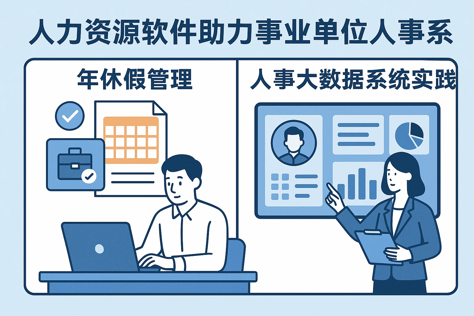 人力资源软件助力事业单位人事系统——年休假管理与人事大数据系统实践