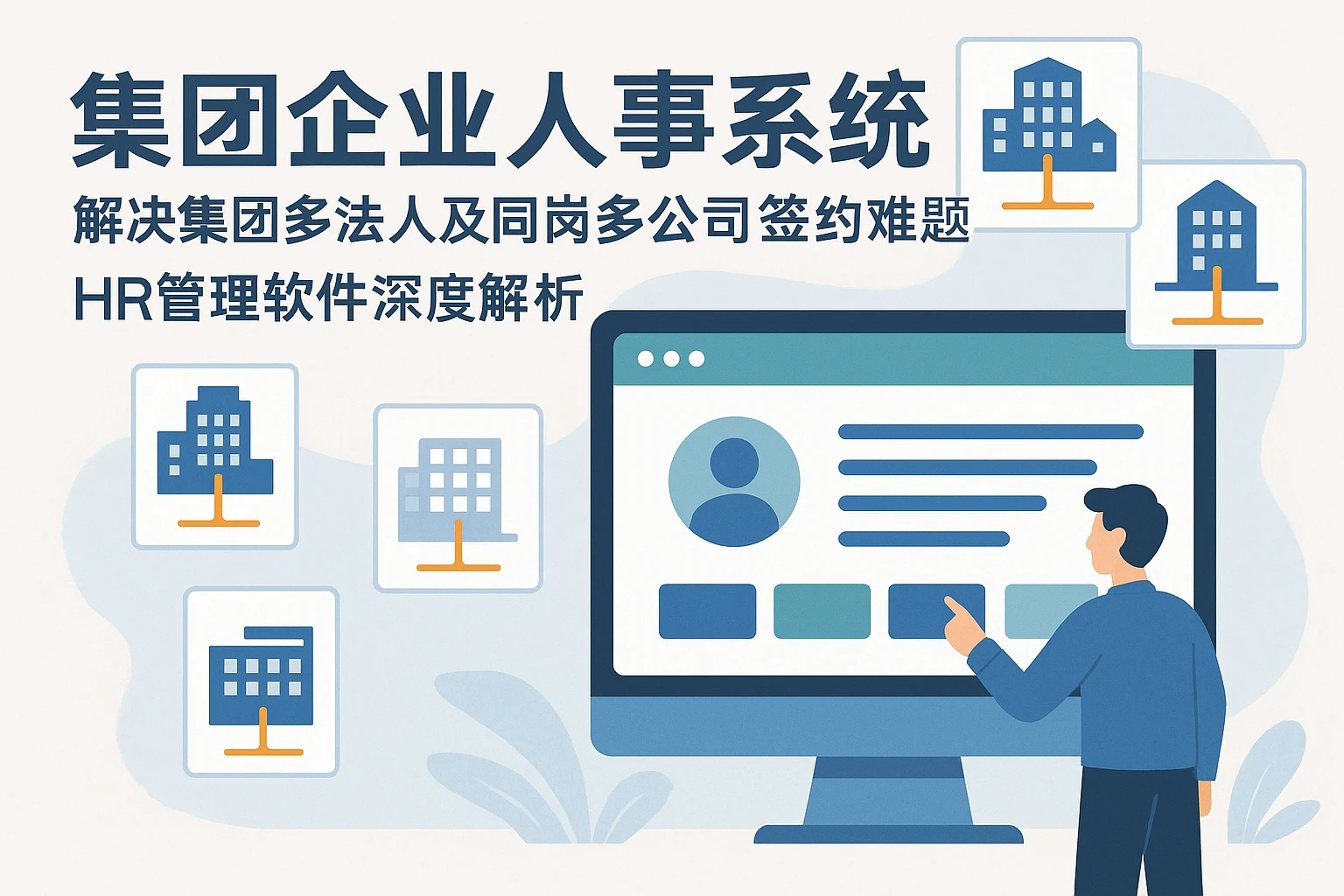 集团企业人事系统解决集团多法人及同岗多公司签约难题——HR管理软件深度解析