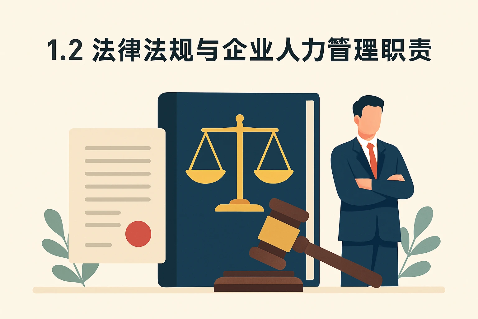 1.2 法律法规与企业人力管理职责