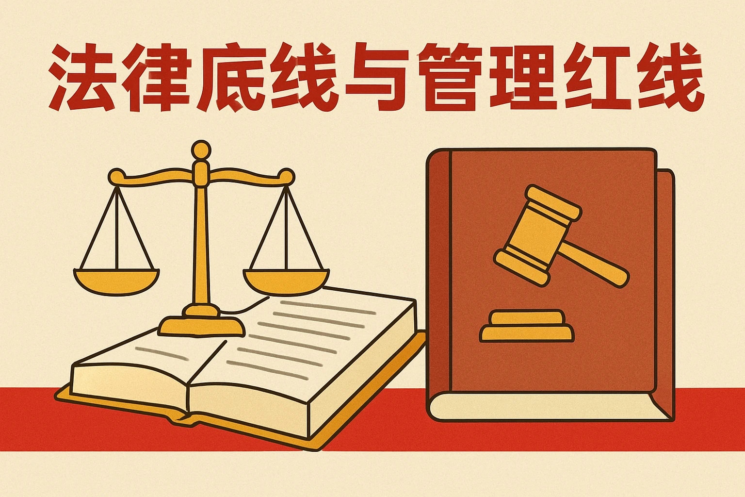 法律底线与管理红线