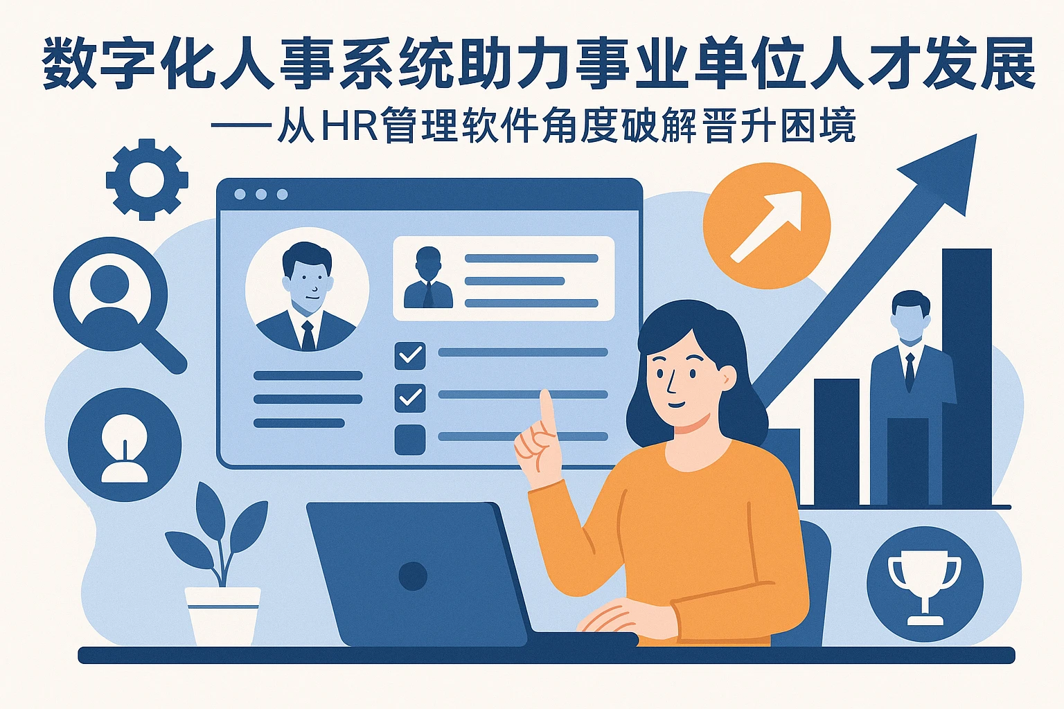 数字化人事系统助力事业单位人才发展——从HR管理软件角度破解晋升困境