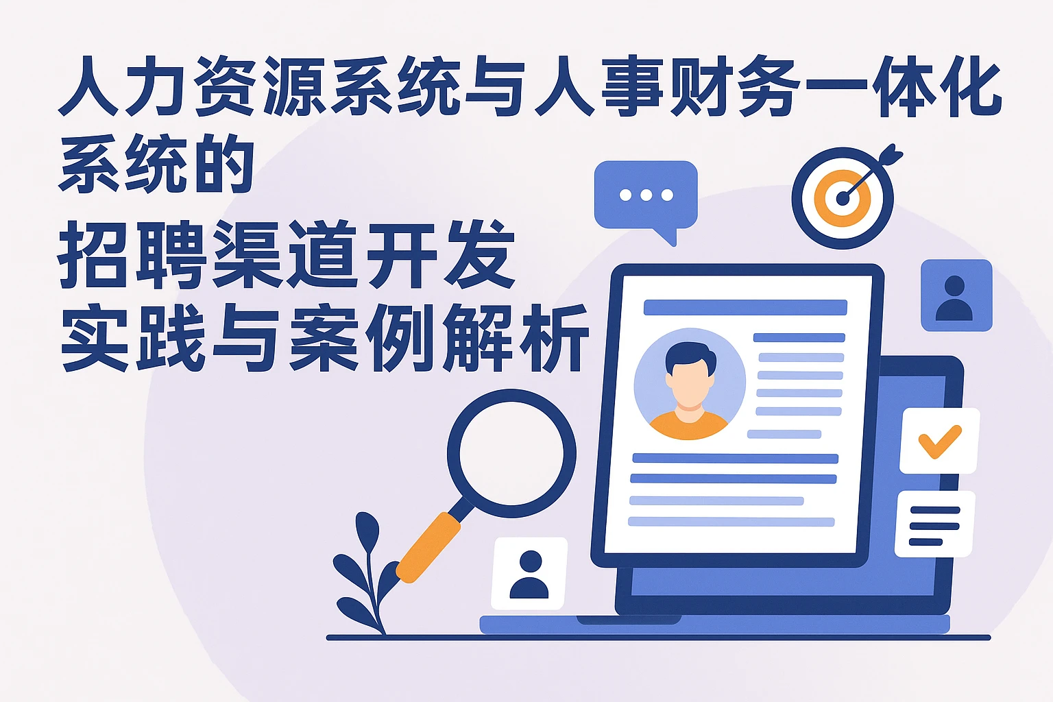 人力资源系统与人事财务一体化系统的招聘渠道开发实践与案例解析