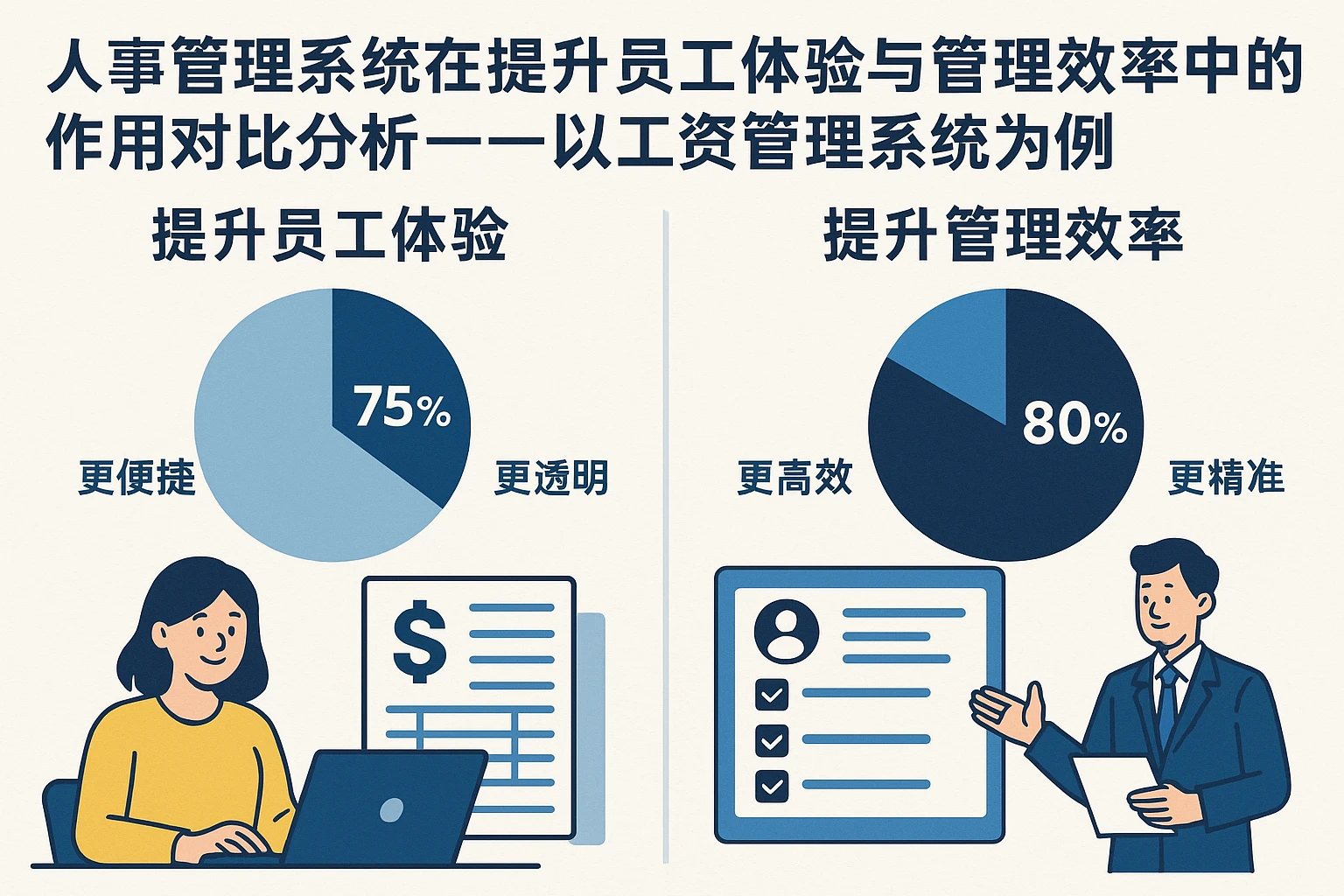 人事管理系统在提升员工体验与管理效率中的作用对比分析——以工资管理系统为例