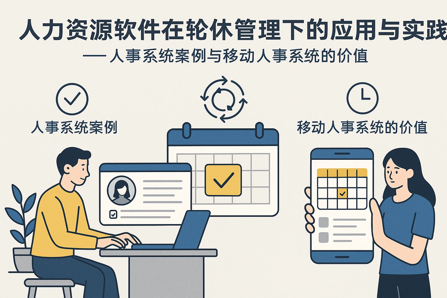 人力资源软件在轮休管理下的应用与实践——人事系统案例与移动人事系统的价值