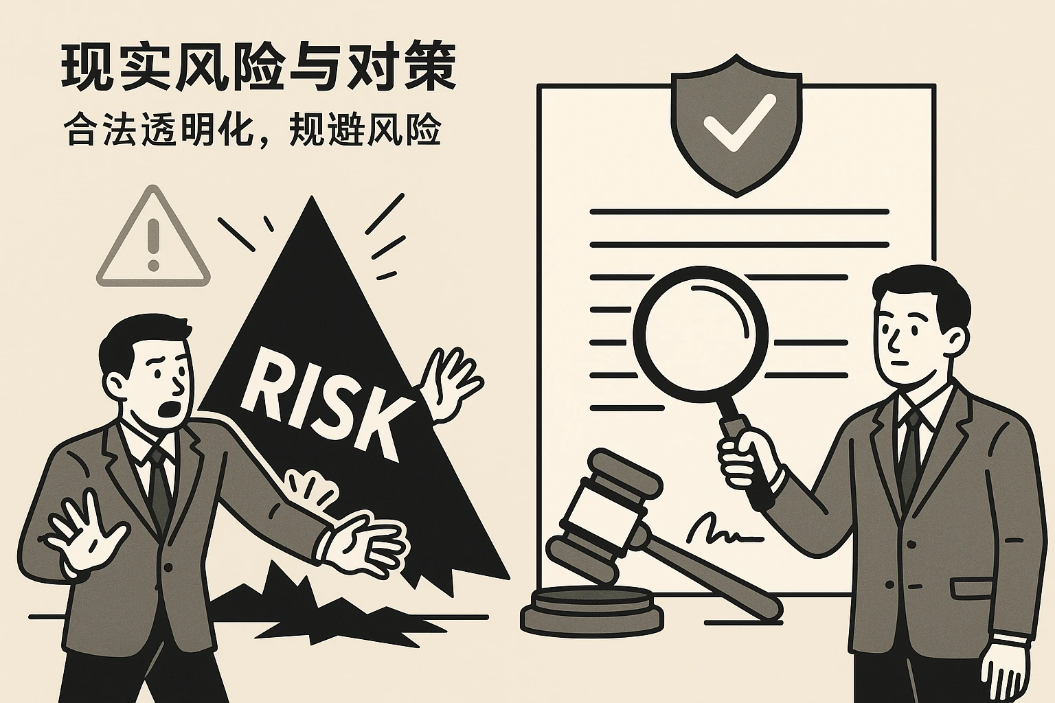 2.2 现实风险与对策：用合法透明化，规避风险