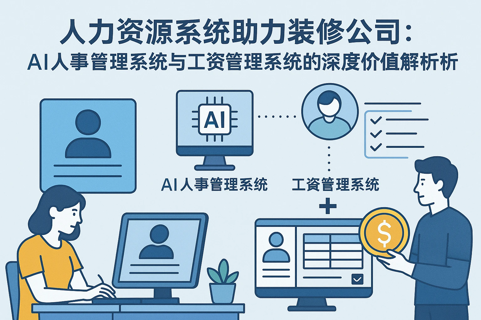 人力资源系统助力装修公司：AI人事管理系统与工资管理系统的深度价值解析