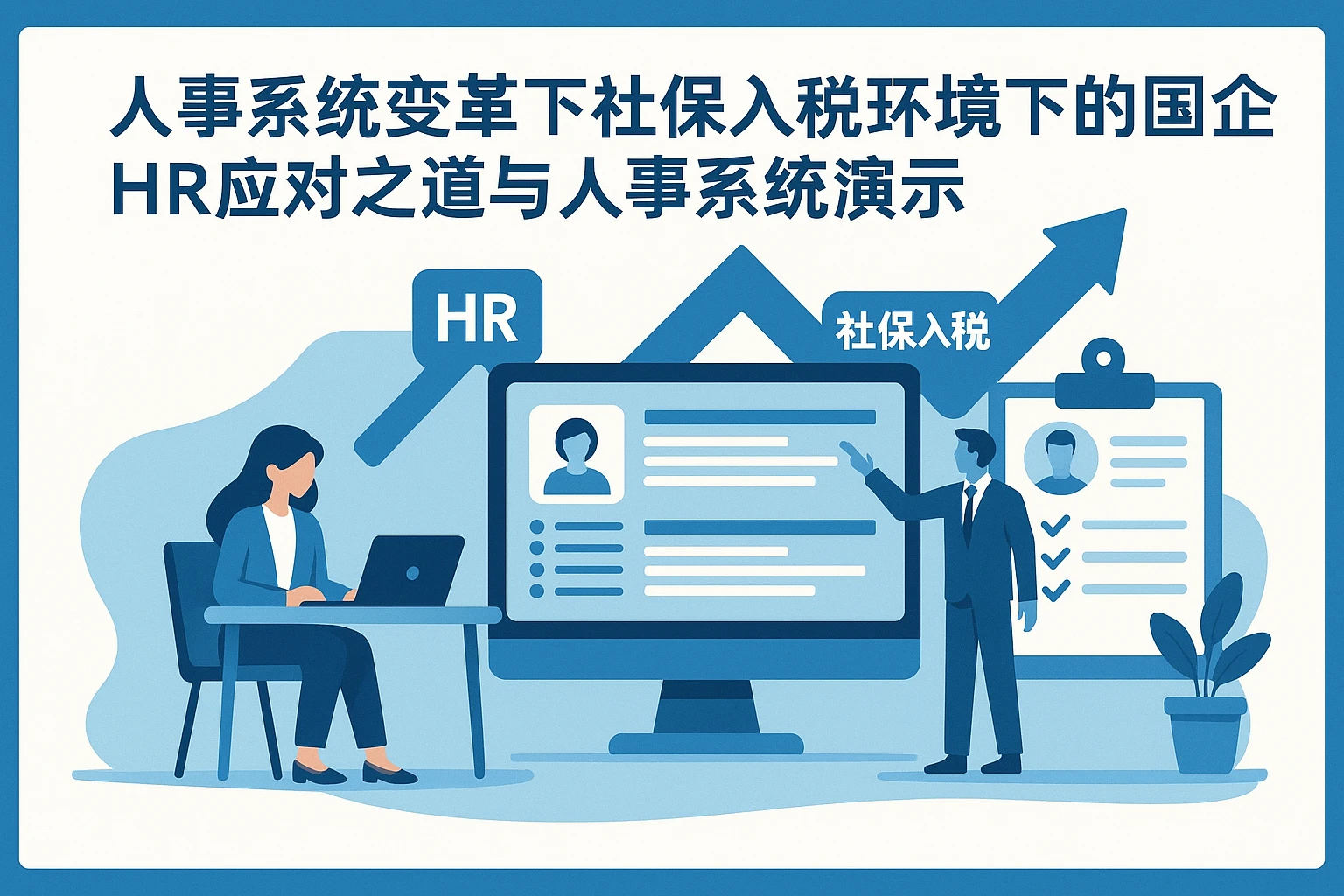 人事系统变革下社保入税环境下的国企HR应对之道与人事系统演示