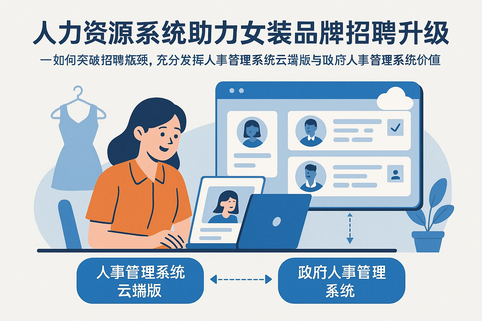 人力资源系统助力女装品牌招聘升级——如何突破招聘瓶颈，充分发挥人事管理系统云端版与政府人事管理系统价值