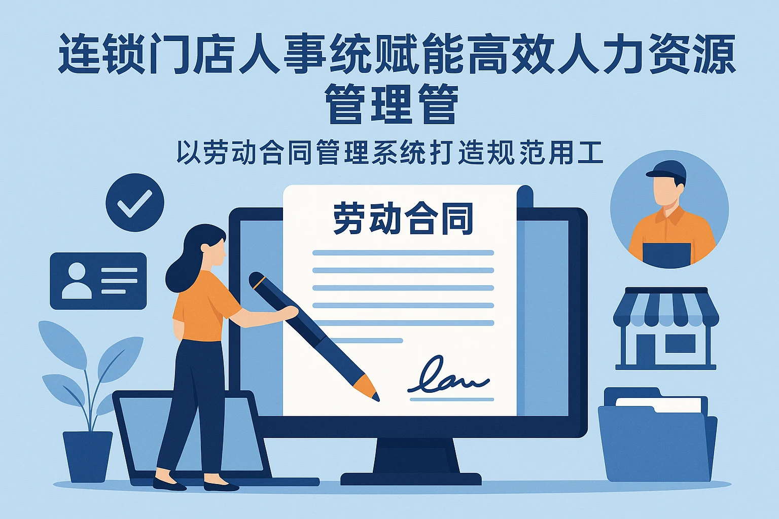 连锁门店人事系统赋能高效人力资源管理：以劳动合同管理系统打造规范用工