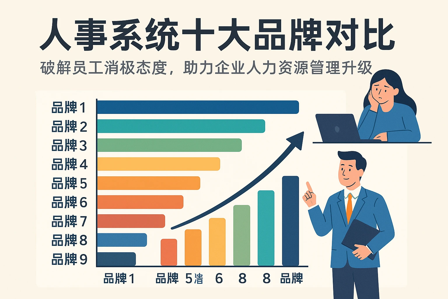 人事系统十大品牌对比：破解员工消极态度，助力企业人力资源管理升级