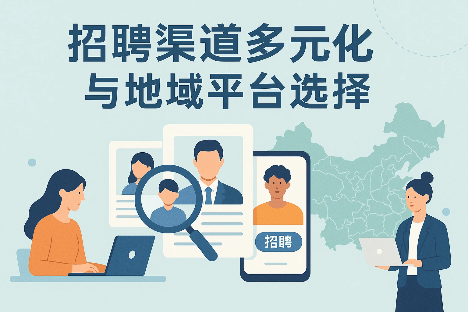 招聘渠道多元化与地域平台选择