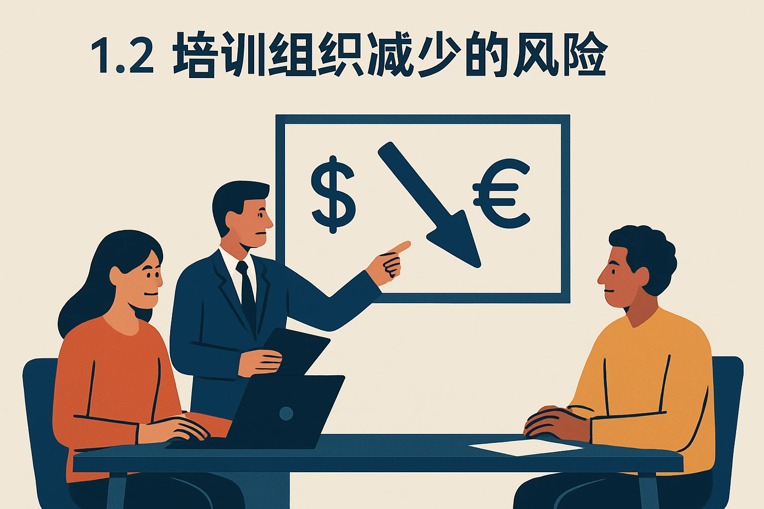 1.2 培训组织减少的风险