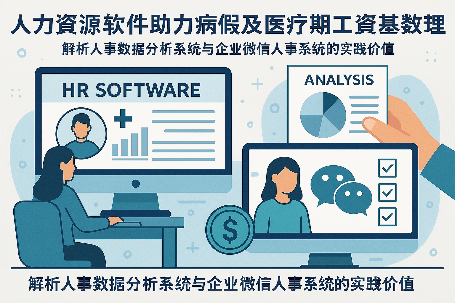 人力资源软件助力病假及医疗期工资基数管理——解析人事数据分析系统与企业微信人事系统的实践价值