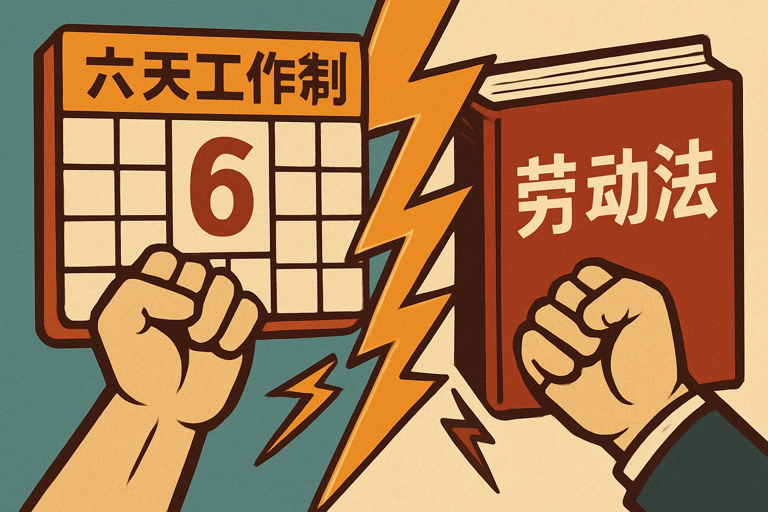 六天工作制与劳动法的冲突
