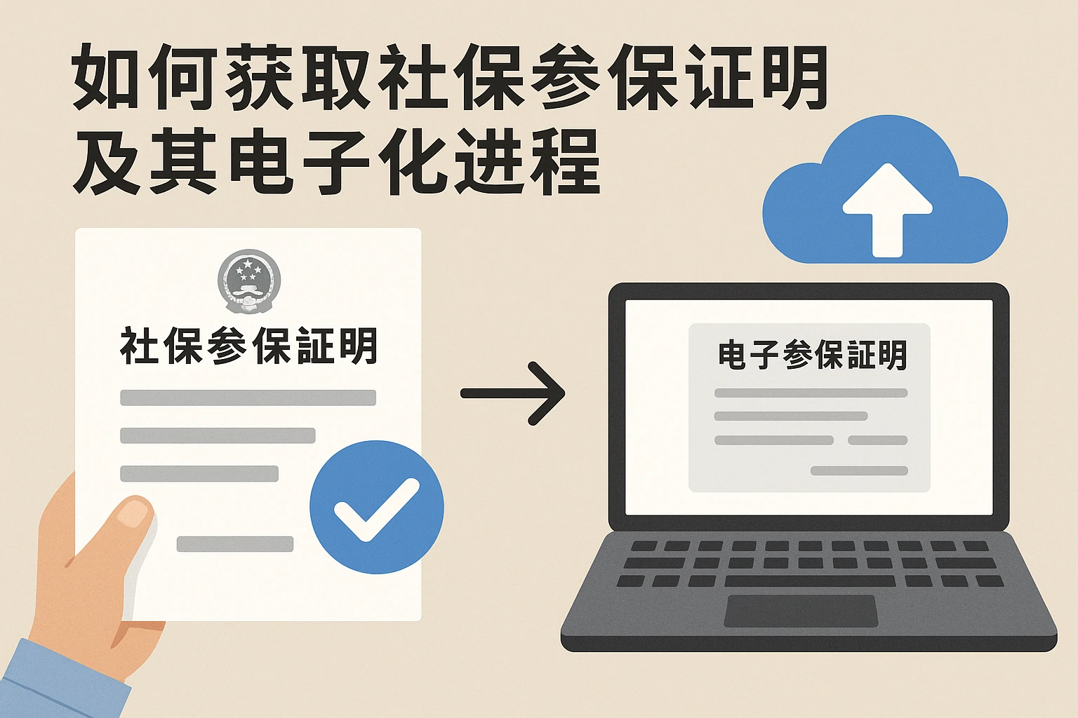 如何获取社保参保证明及其电子化进程