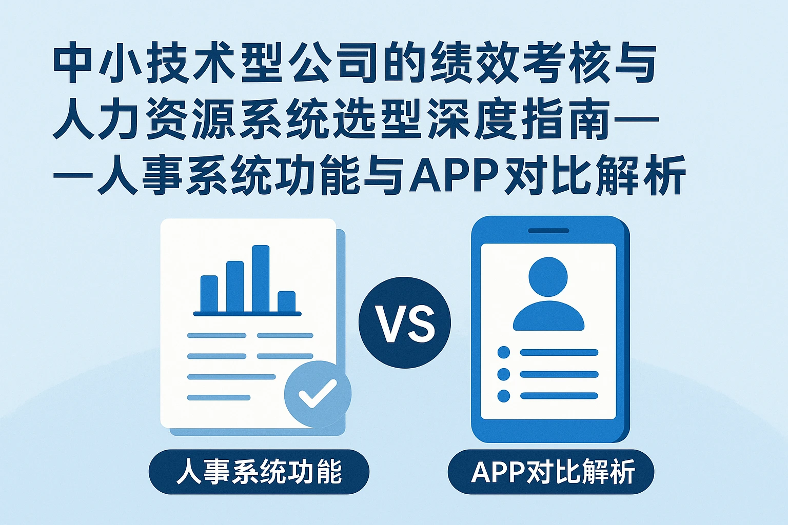 中小技术型公司的绩效考核与人力资源系统选型深度指南——人事系统功能与APP对比解析