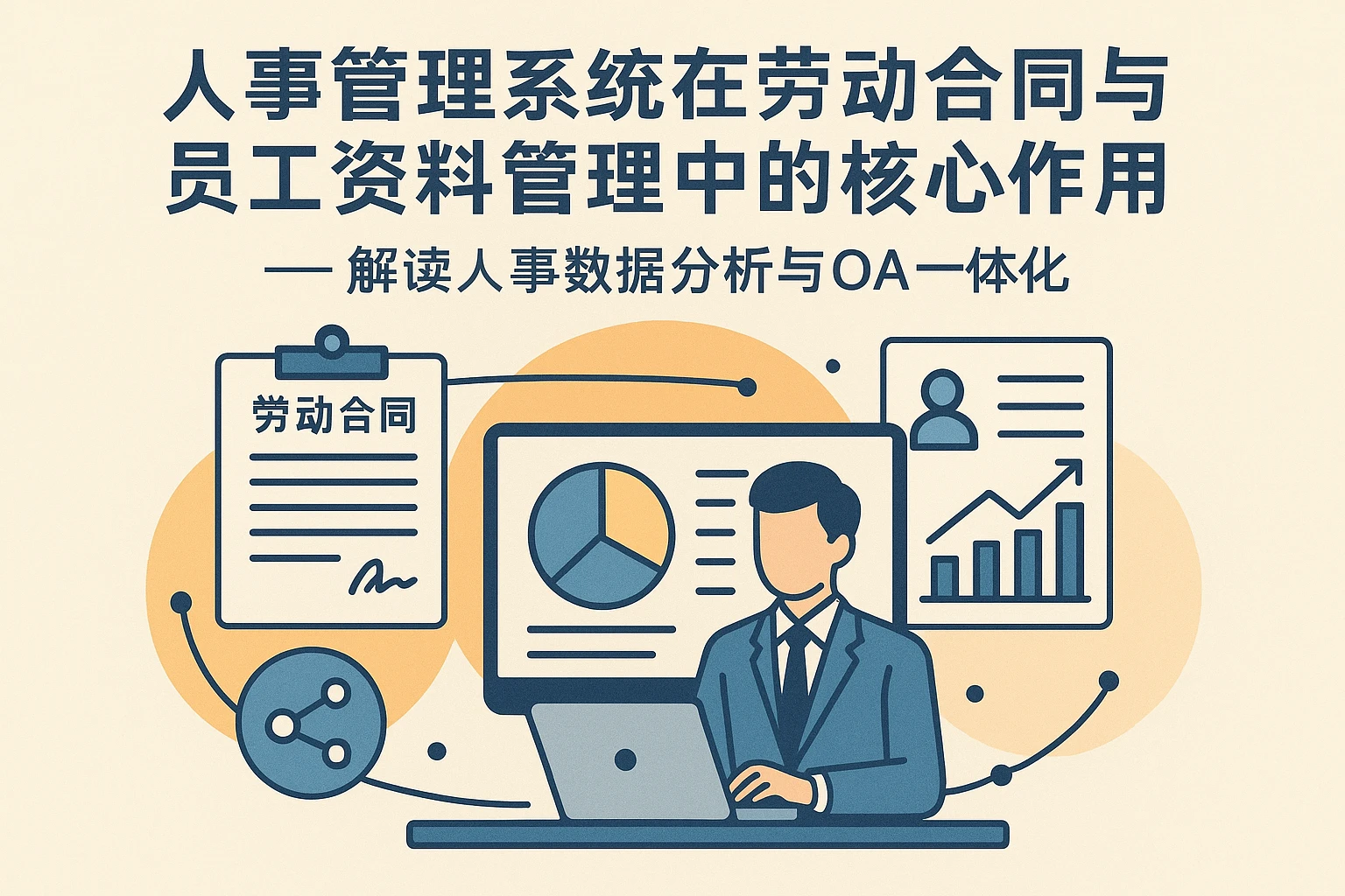 人事管理系统在劳动合同与员工资料管理中的核心作用 —— 解读人事数据分析与OA一体化