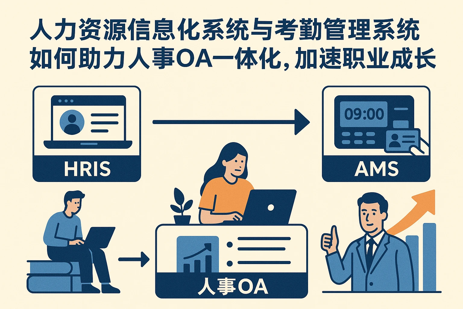 人力资源信息化系统与考勤管理系统如何助力人事OA一体化，加速职业成长