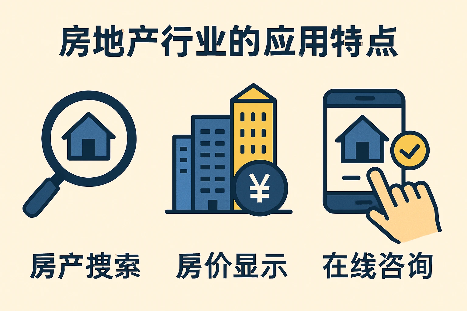 房地产行业的应用特点