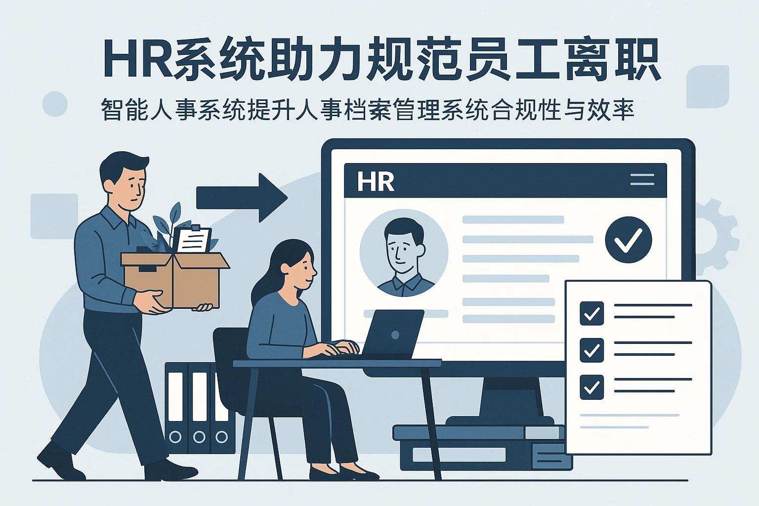 HR系统助力规范员工离职——智能人事系统提升人事档案管理系统合规性与效率