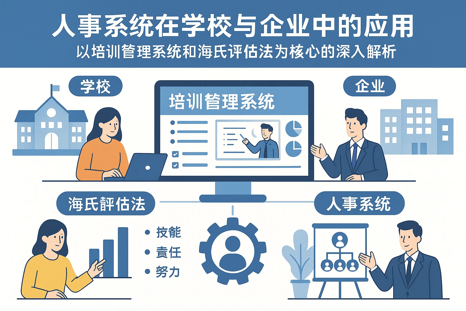 人事系统在学校与企业中的应用：以培训管理系统和海氏评估法为核心的深入解析