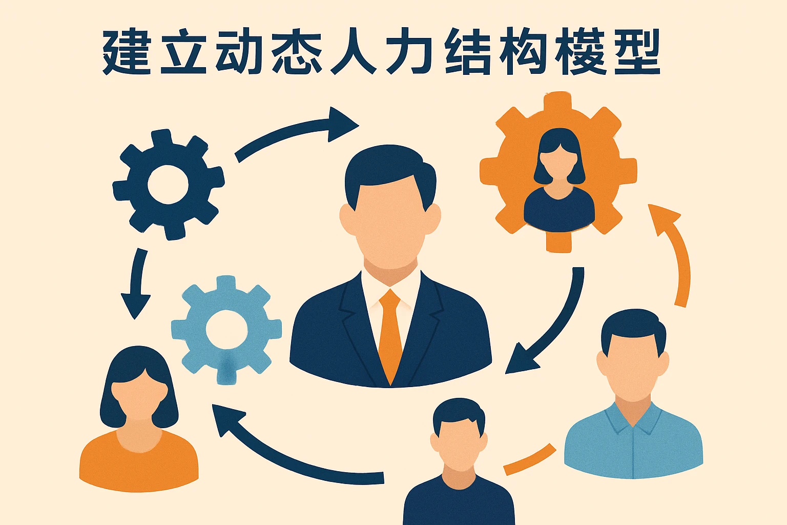 建立动态人力结构模型