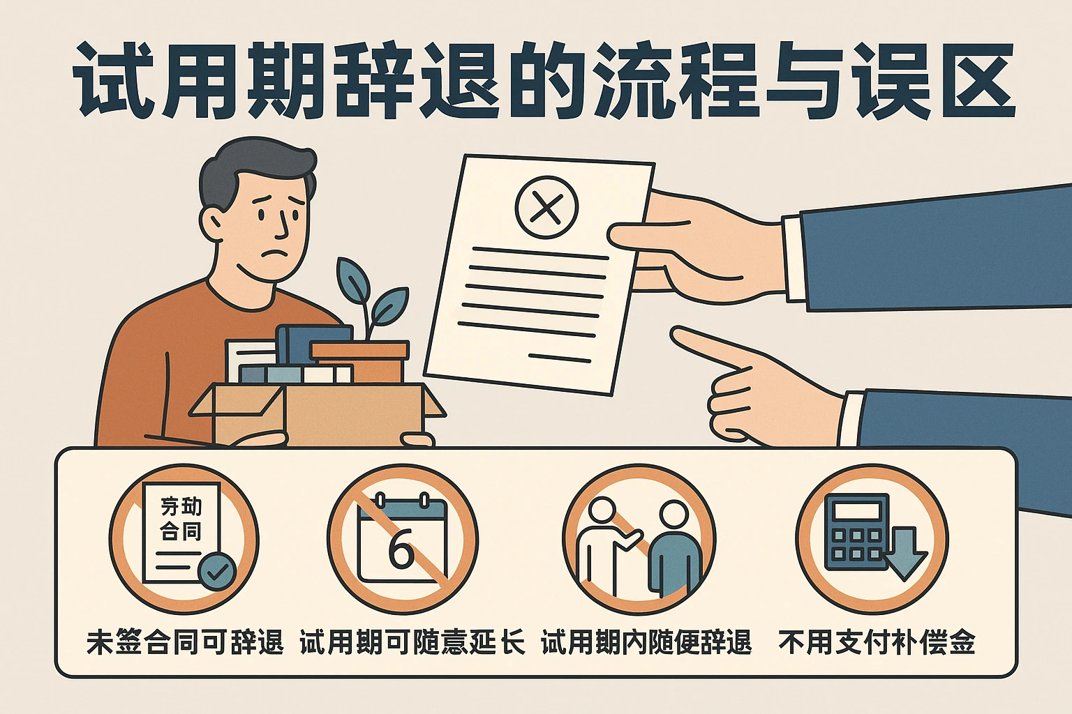试用期辞退的流程与误区