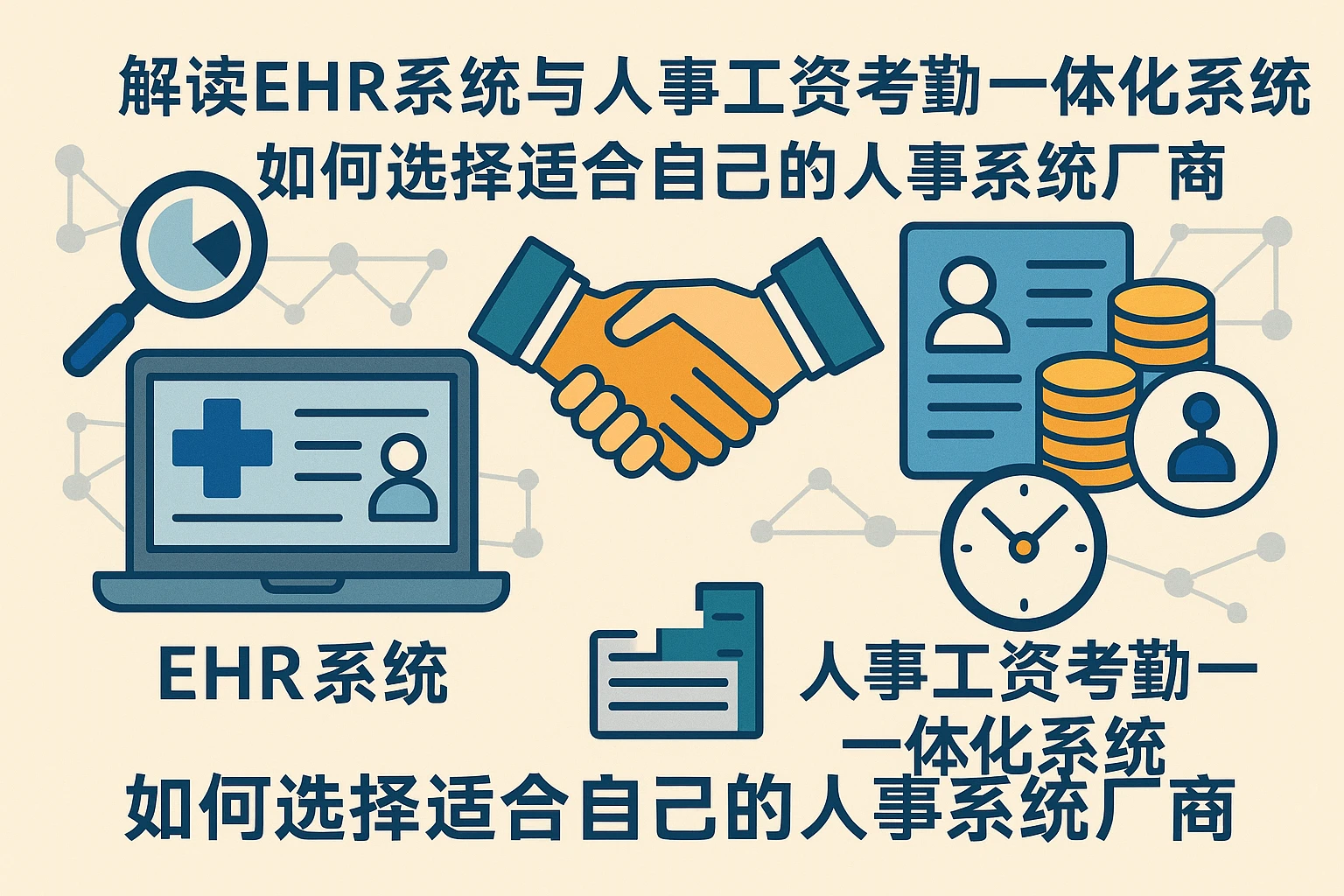 解读EHR系统与人事工资考勤一体化系统，如何选择适合自己的人事系统厂商